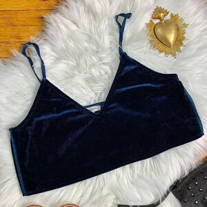 Cotton‎ Candy LA Velvet Crop Top